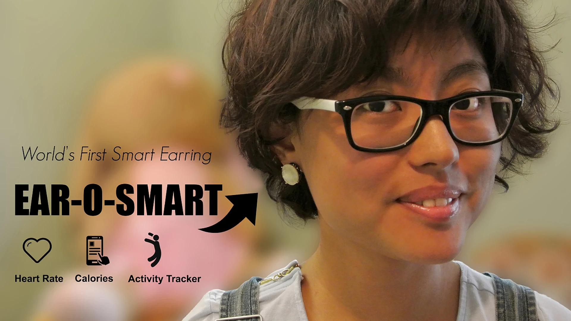 Ear-o-Smart is a smart earring that tracks the user's heart rate