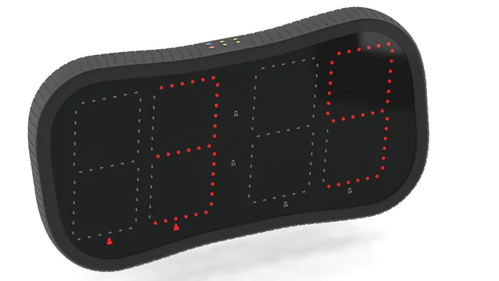 The large, bright digits can be seen from up to 200 feet away