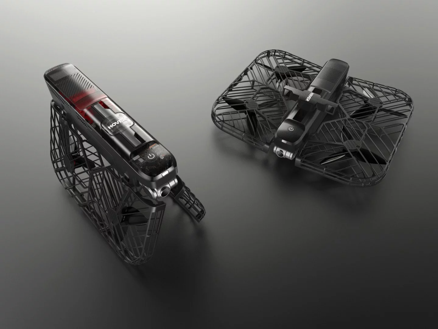 The Hover 2 measures just 230 x 45 x 172 mm when folded in half