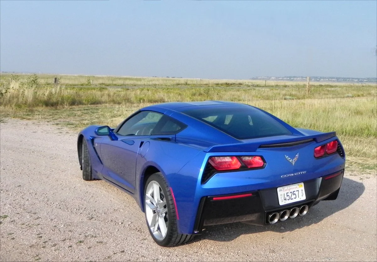Big haunches are a hallmark of the new Corvette's look