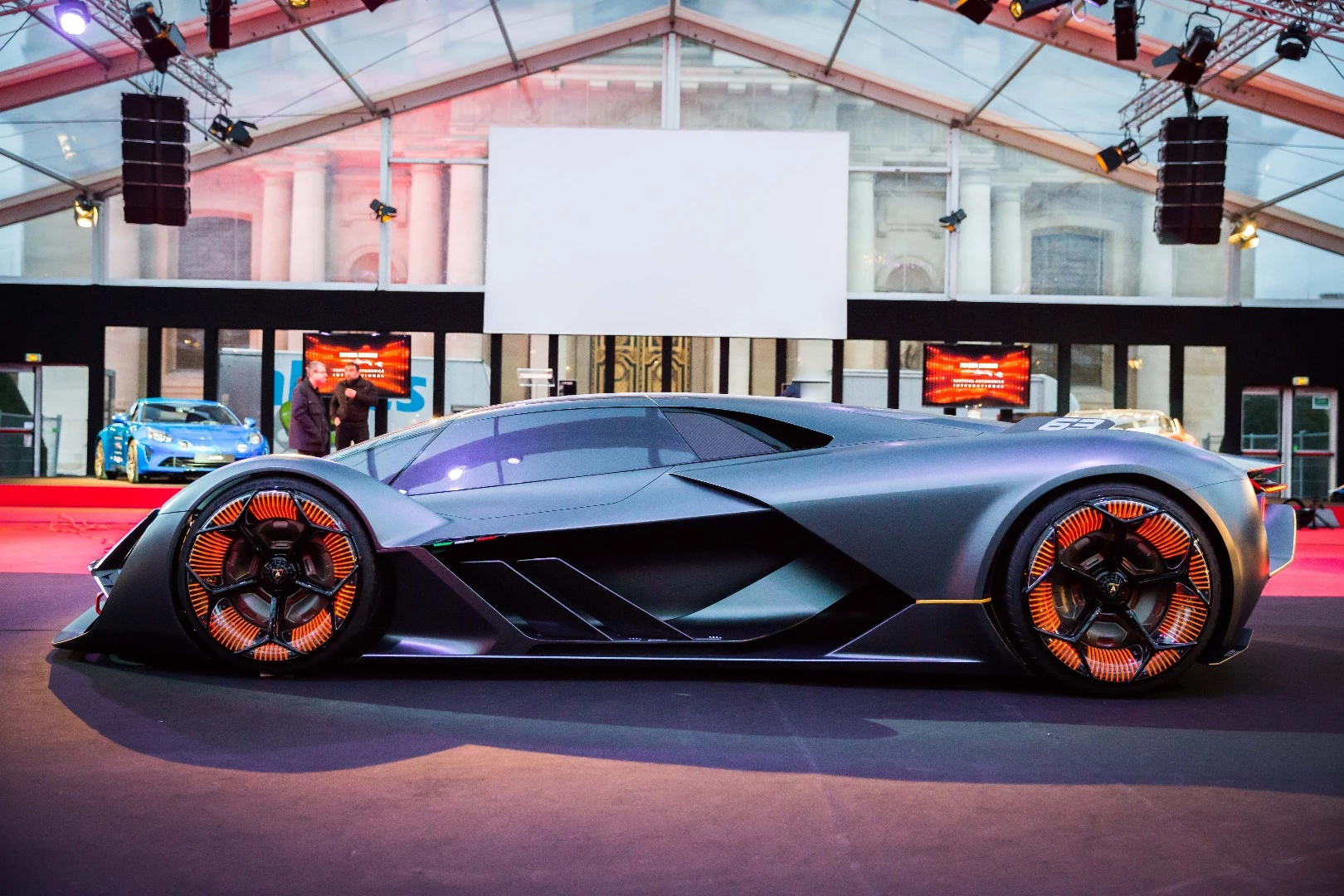 One of the finalists of the Most Beautiful Concept Car of 2017, the Lamborghini Terzo Mellennio Concept
