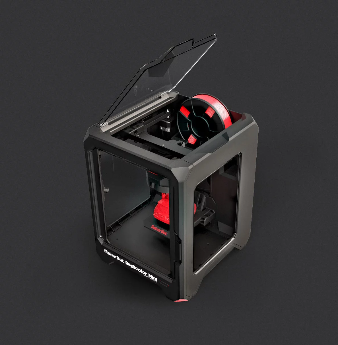 The Makerbot Mini offers a small footprint to accommodate offices and schools
