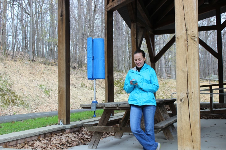 The Windpax wind turbine system can be set up in less than two minutes and mounted on a number of surfaces