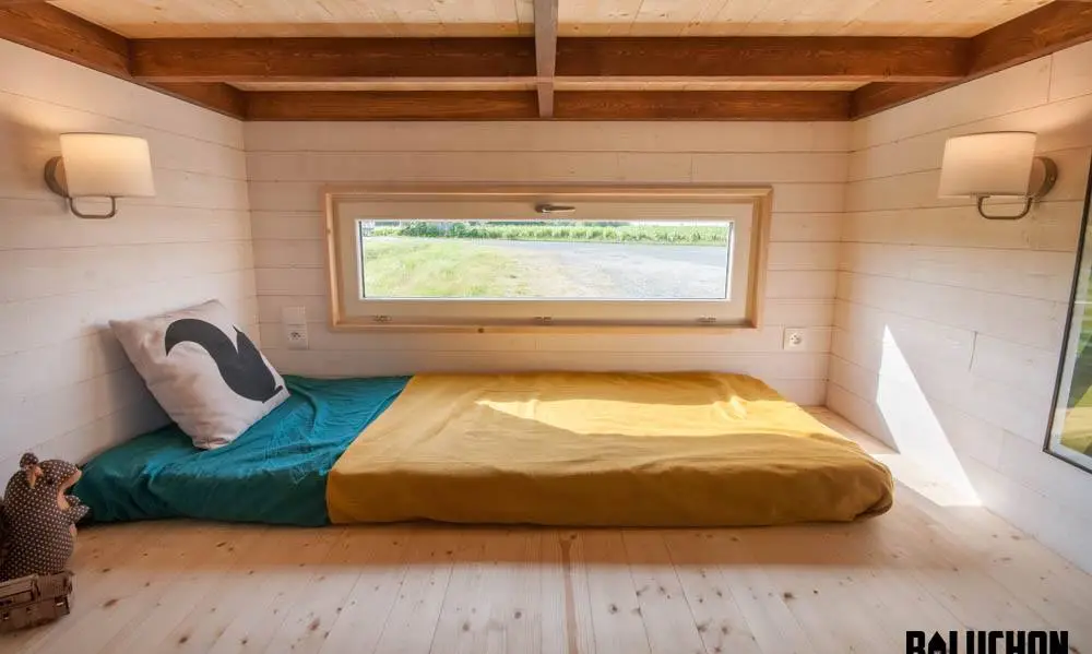 The Valhalla's downstairs bedroom is being used as a child's bedroom, but Baluchon says it can comfortably fit a double bed