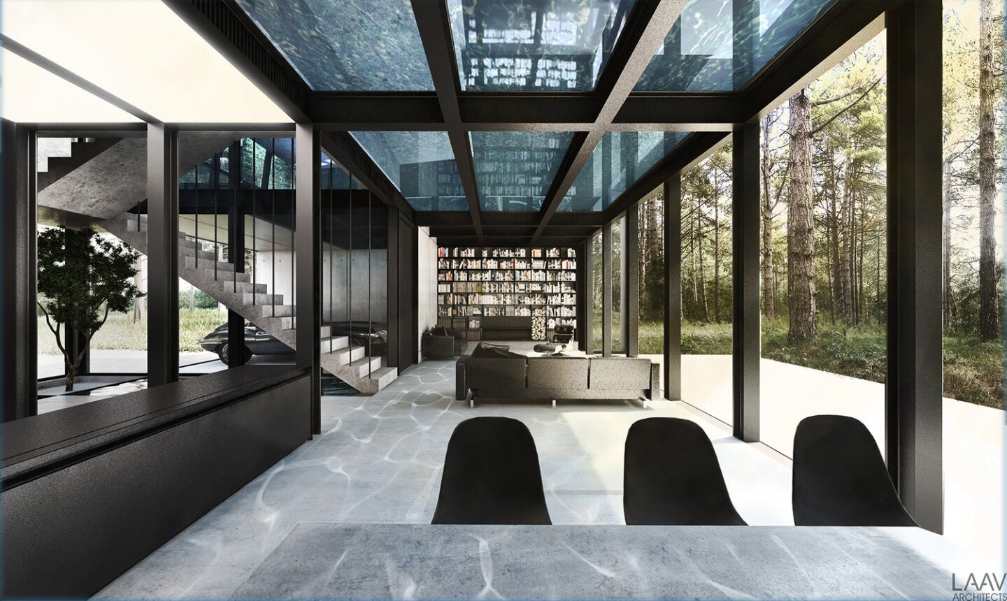 Живущий в доме со стеклянными стенами