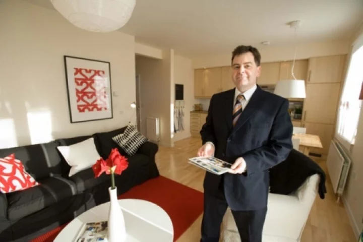 Alan Prole, Managing Director of Live Smart @ Home in BoKlok display apartment