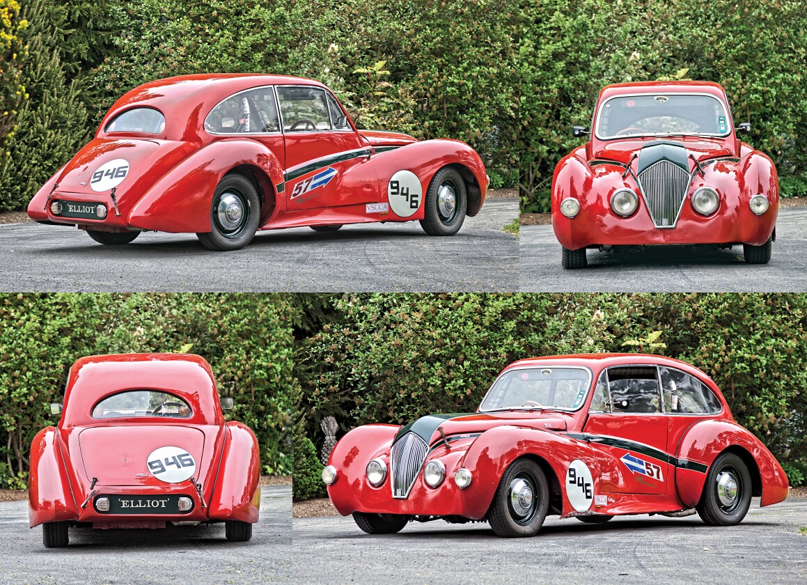 Noted British designer, driver and entrepreneur Donald Healey took his latest design, the Healey Elliott 2.4 litre to Italy in December 1946 where in testing by "The Motor" magazine, it recorded 104.65 mph over a flying quarter mile and was subsequently claimed it to be the fastest closed production car in the world. Marqueart has the full story on the Healey Elliott including magazine and newspaper clippings of the attempts.