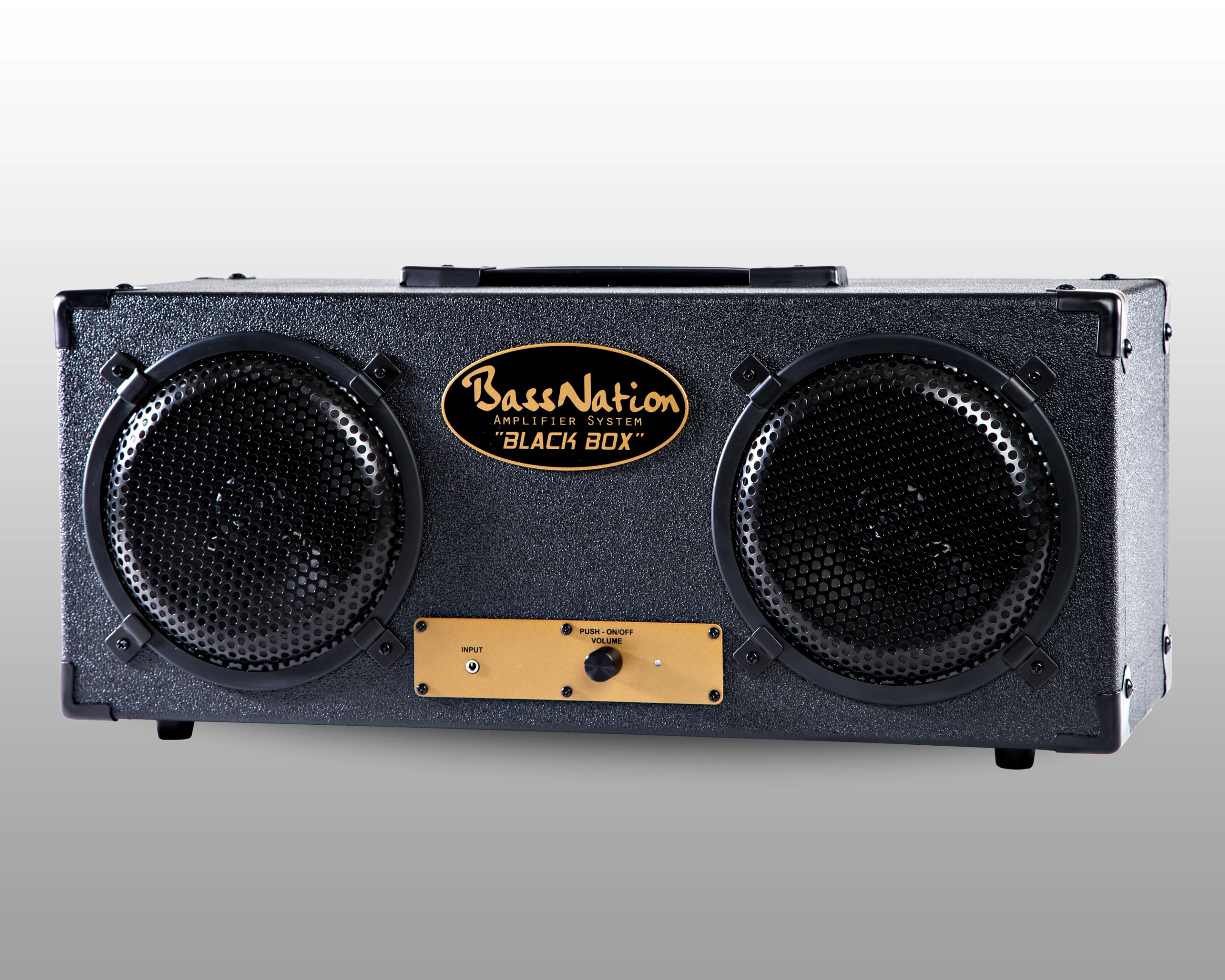 BassNation Audio has released the BlackBox speaker system, which can be used with any device with a 3.5-mm audio jack or RCA phono outputs
