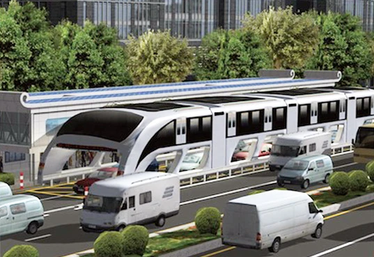 The Elevated High-Speed Bus