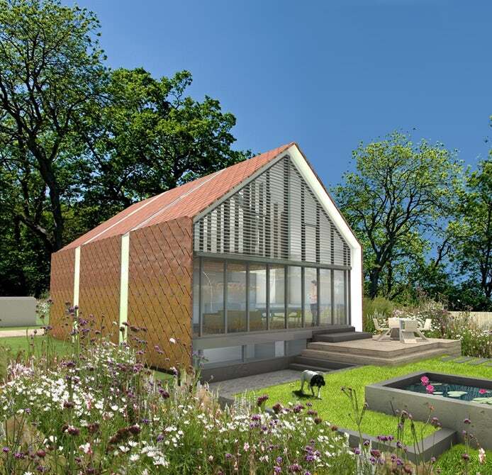 Baca Architects has come up with an ingenious solution to flooding. Its "amphibious house," named Formosa, is designed to float if the floodwater rises