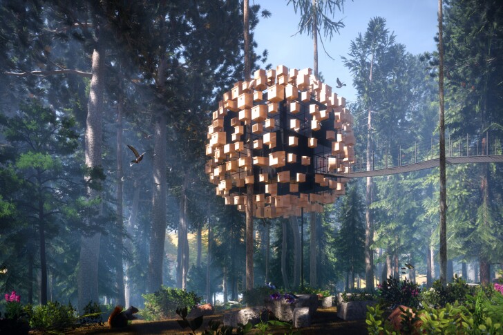 Biosphere is being created for the Treehotel project in Sweden, which showcases several bespoke hotel rooms by some of Scandinavia's most respected architects