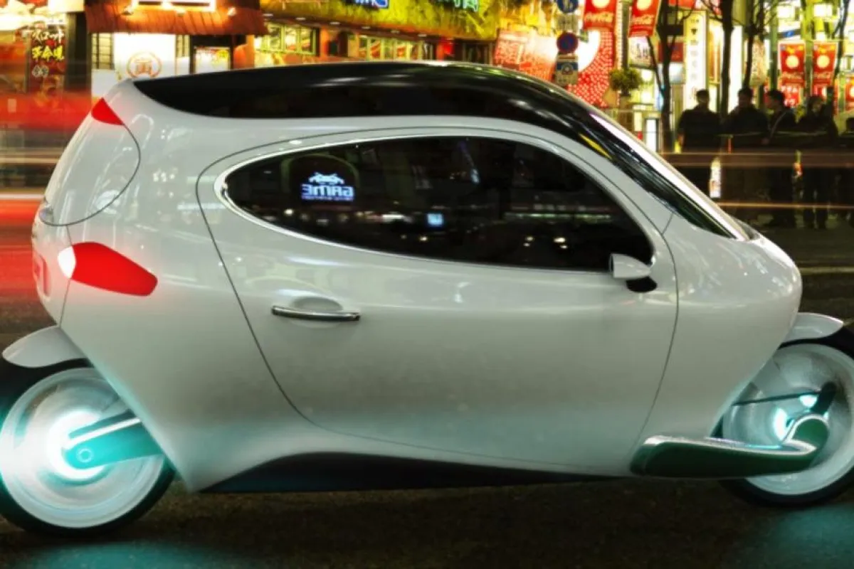 The C-1 is a proposed fully-electric and fully-enclosed self-balancing motorcycle