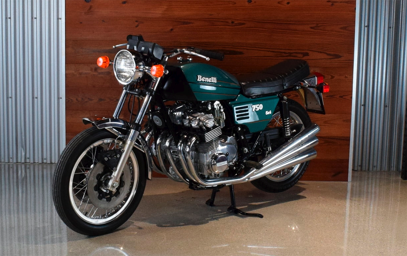 Benelli like Honda's four cylinder CB500 so much it copied it, but then it went one better and added two extra cylinders and created a very sweet six-cylinder 750 cc motorcycle. The subsequent 900 was faster but the 750 was sooooo sweet to ride. Another bargain, at $13,200.