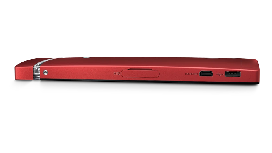 The Xperia P has an aluminum unibody design