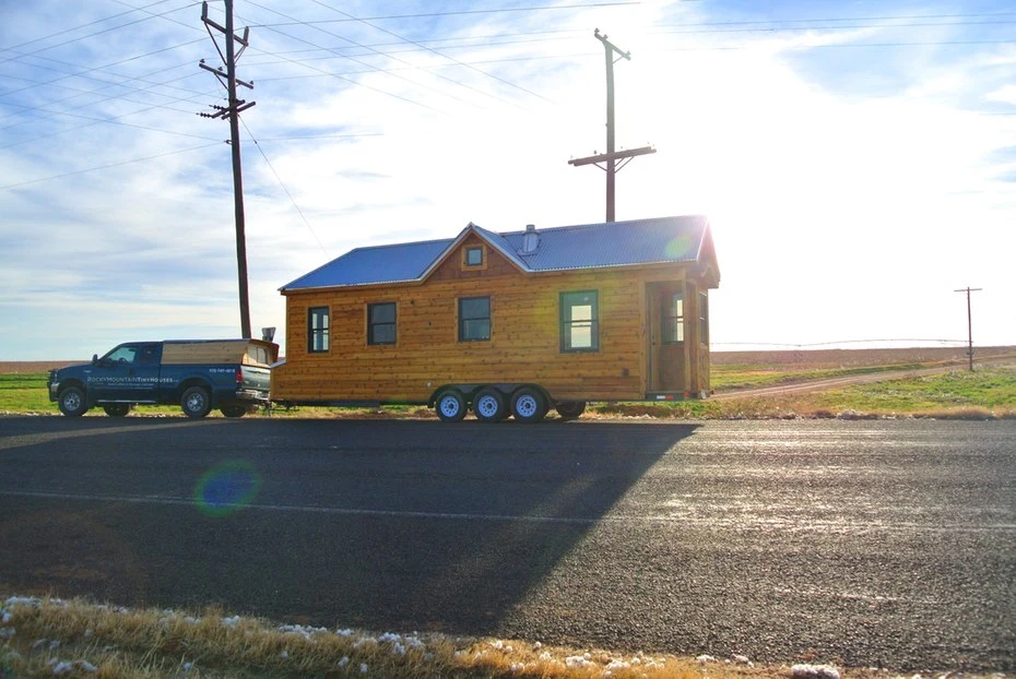 The Custom 30 Foot House is not for everyone though, and you'd certainly need to be confident towing such a large trailer-based structure