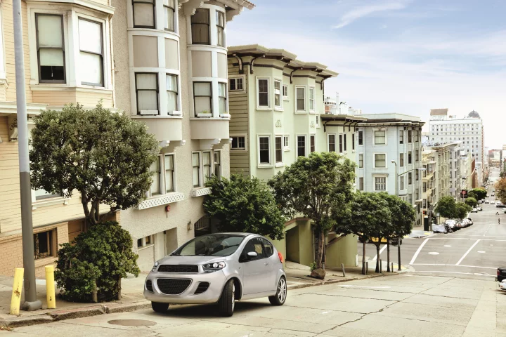 The electric parking brake can assist in hill parking