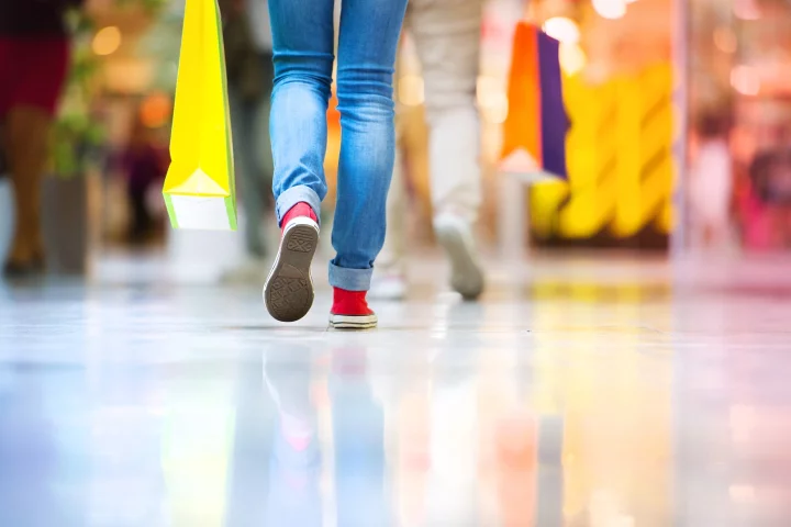 The system analyzes users' gait