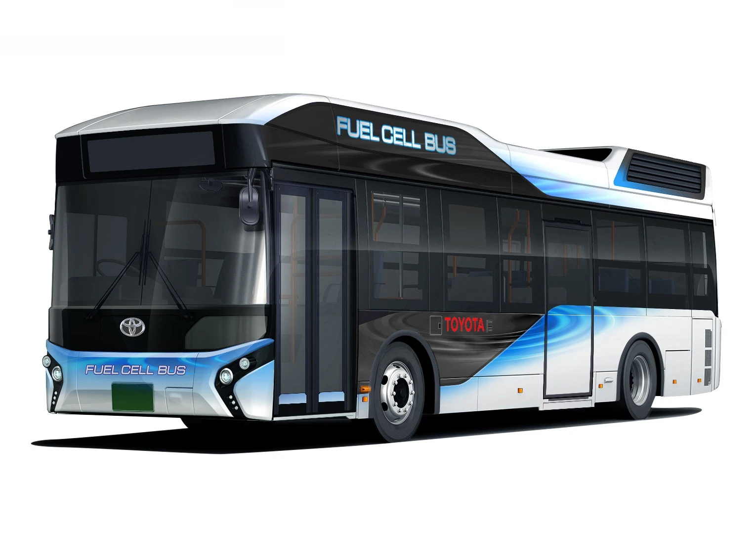 The Toyota Fuel Cell Bus will be on sale from early 2017