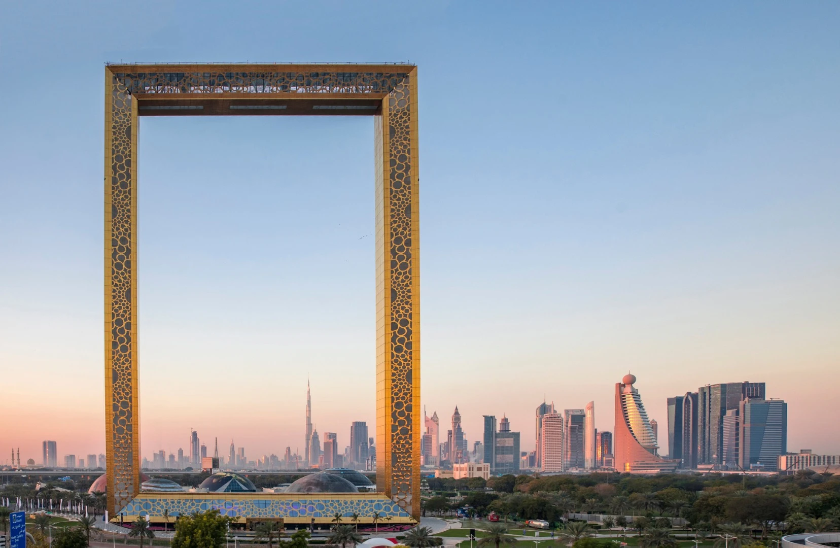 The Dubai Frame in the United Arab Emirates picked up the Award for Tall or Slender Structures