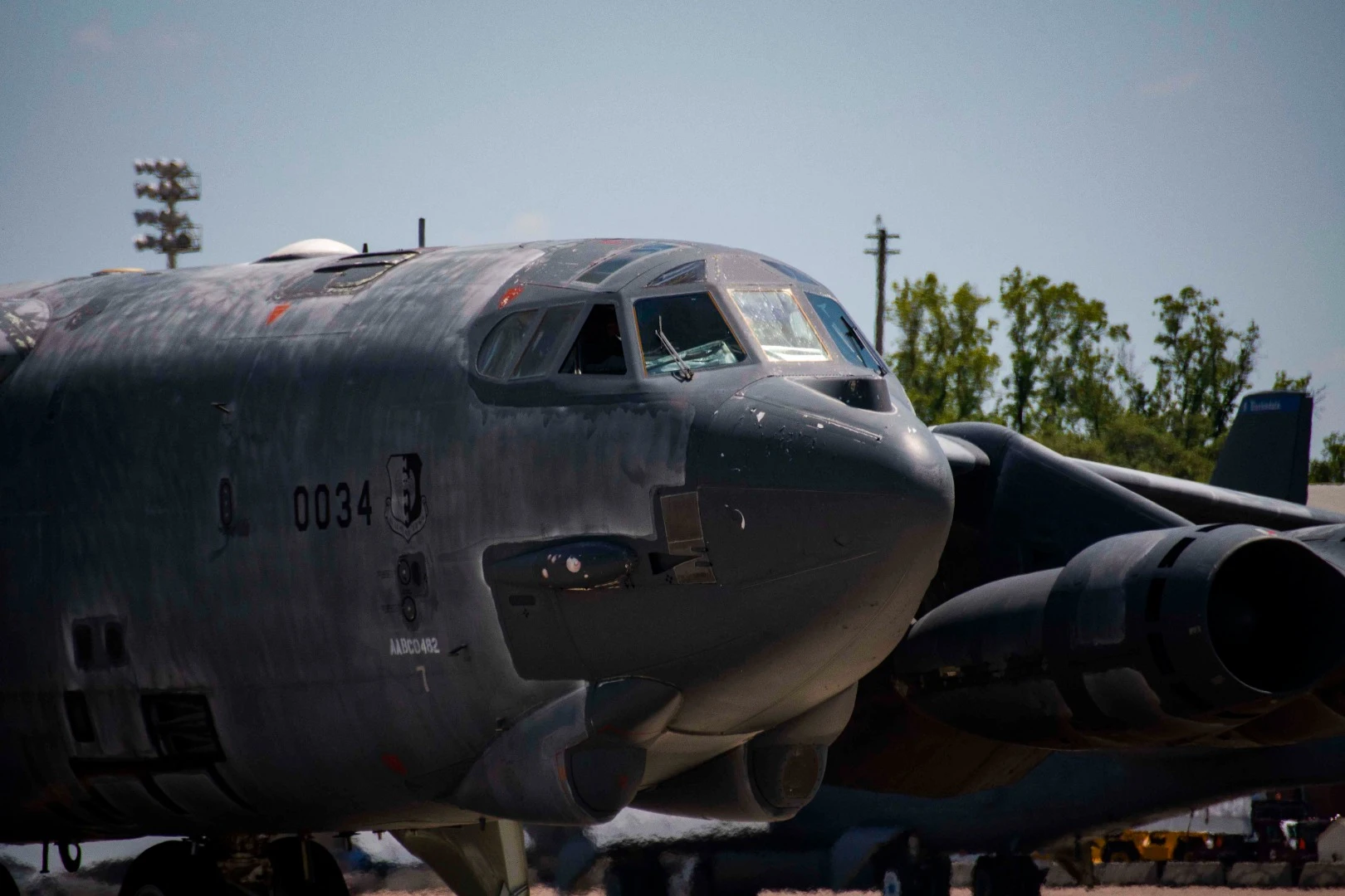 "Wise Guy" taxis into Barksdale Air Force Base