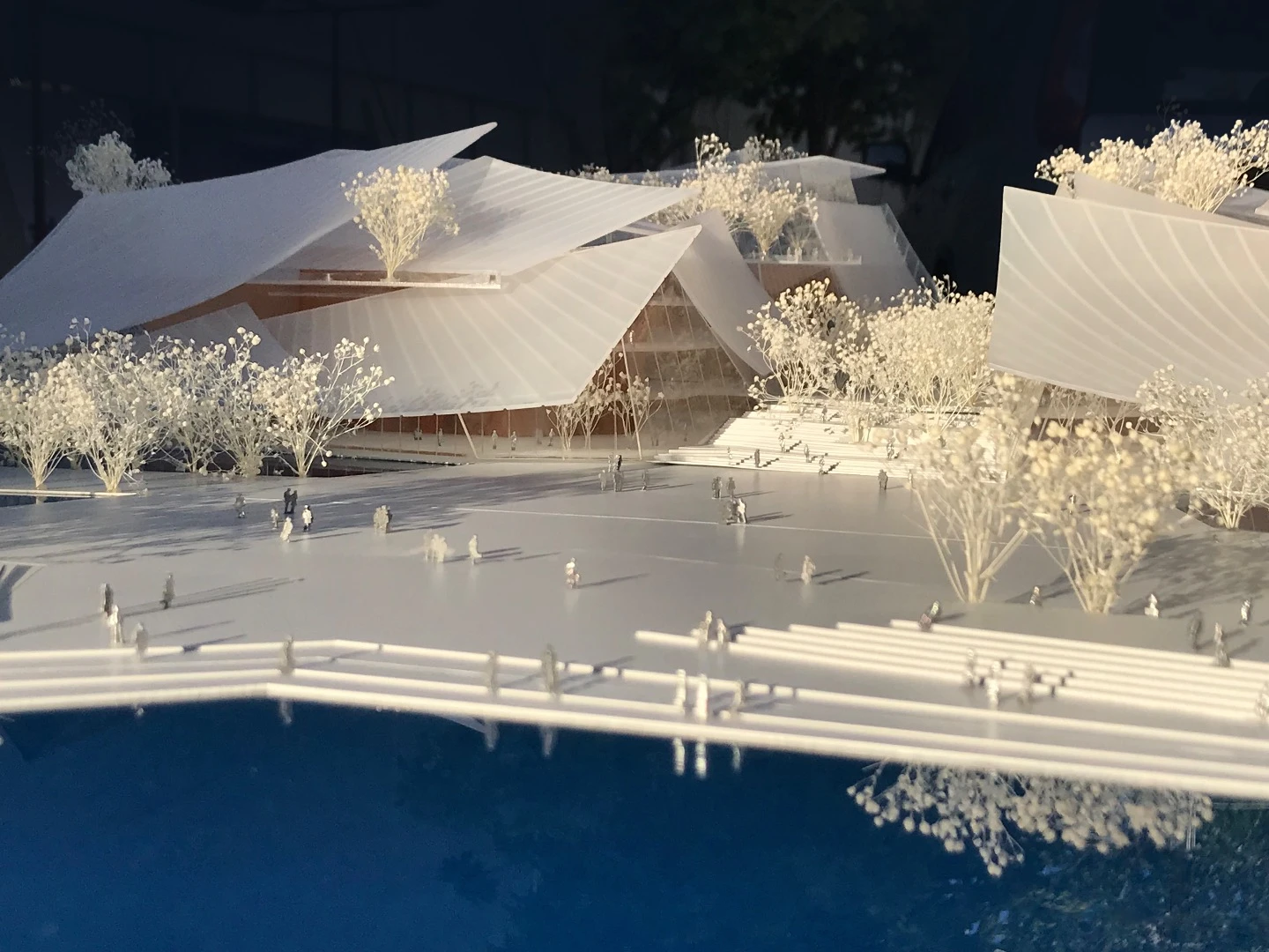 Architectural model of the Yiwu Grand Theater