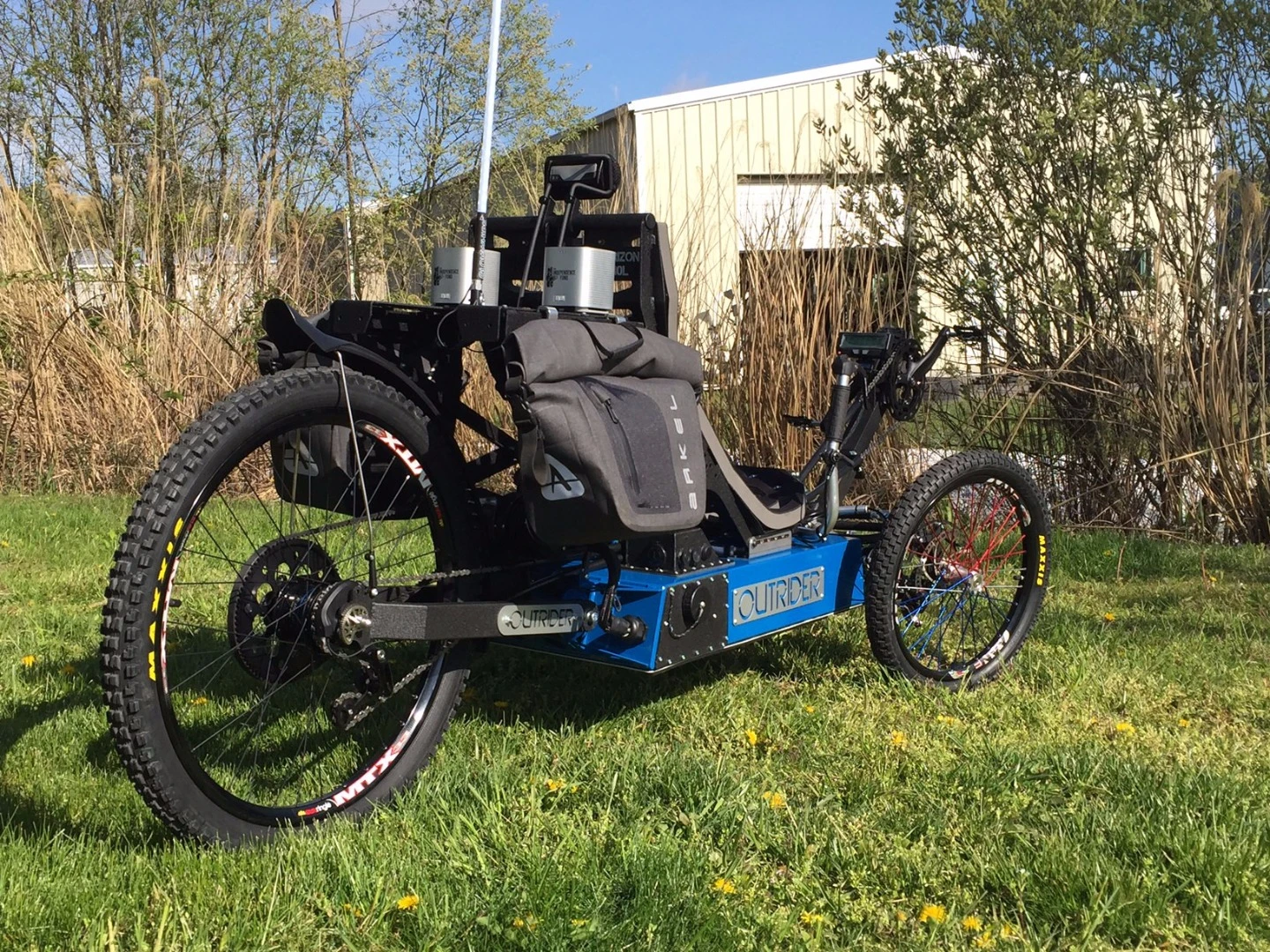 You can spec the trike with a 1, 2, 3 or 4 kWh batteries