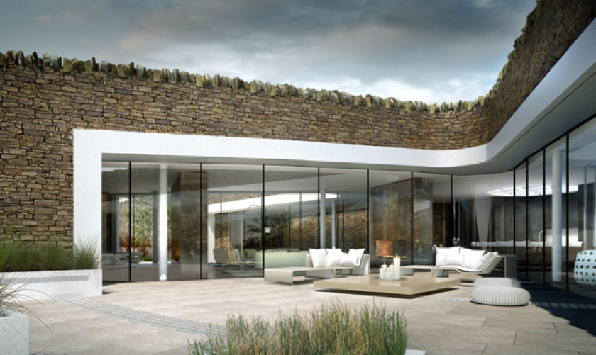 The design incorporates a range of renewable energy elements