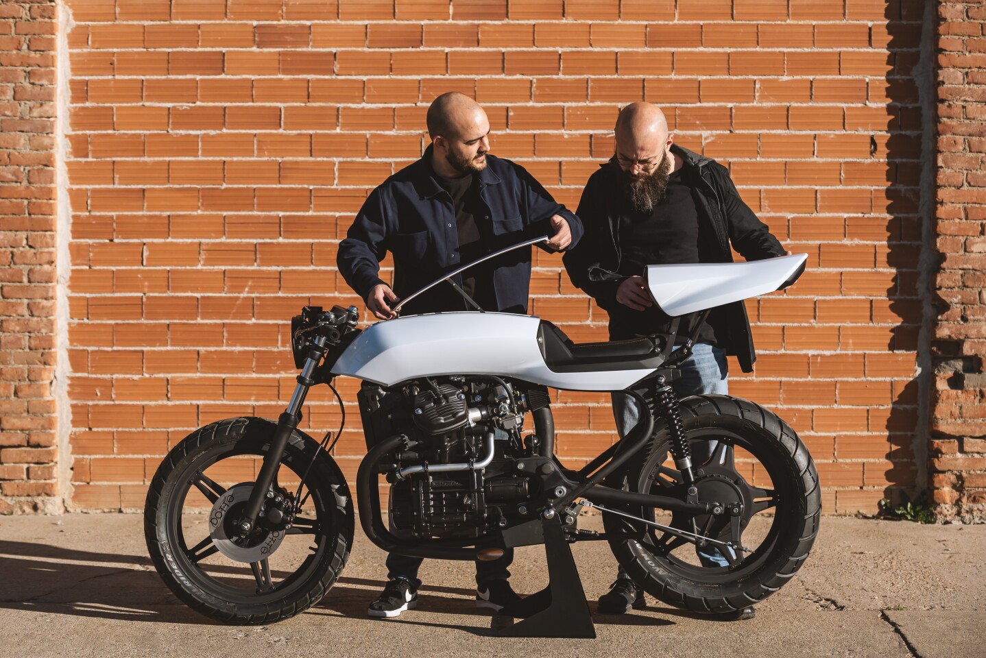 The Biancaneve (Snow White) folds out fairing elements to maintain its super-sleek profile when parked