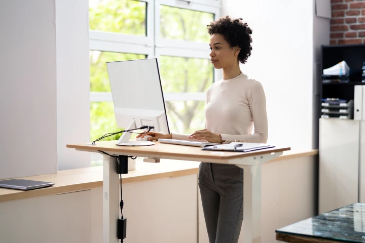 Standing at work can be bad for heart health, especially blood pressure