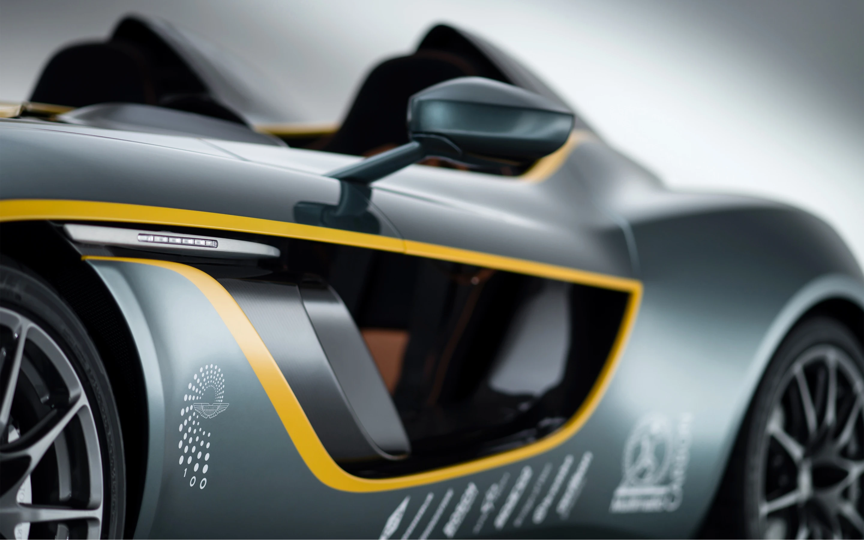 Open door treatment is another concept trick employed in the CC100 Speedster Concept