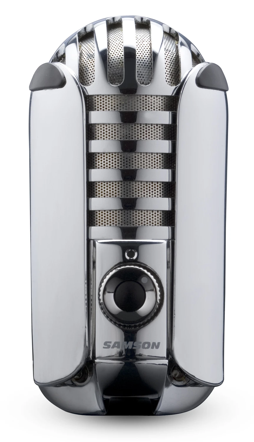 The Meteor Mic has a fold-back leg design that's said to allow for greater positioning freedom, with the rubber feet adding stability