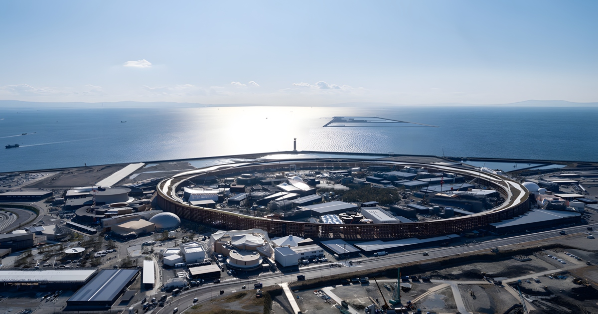 World's largest wooden structure spans 1.2-mile circular loop in Japan