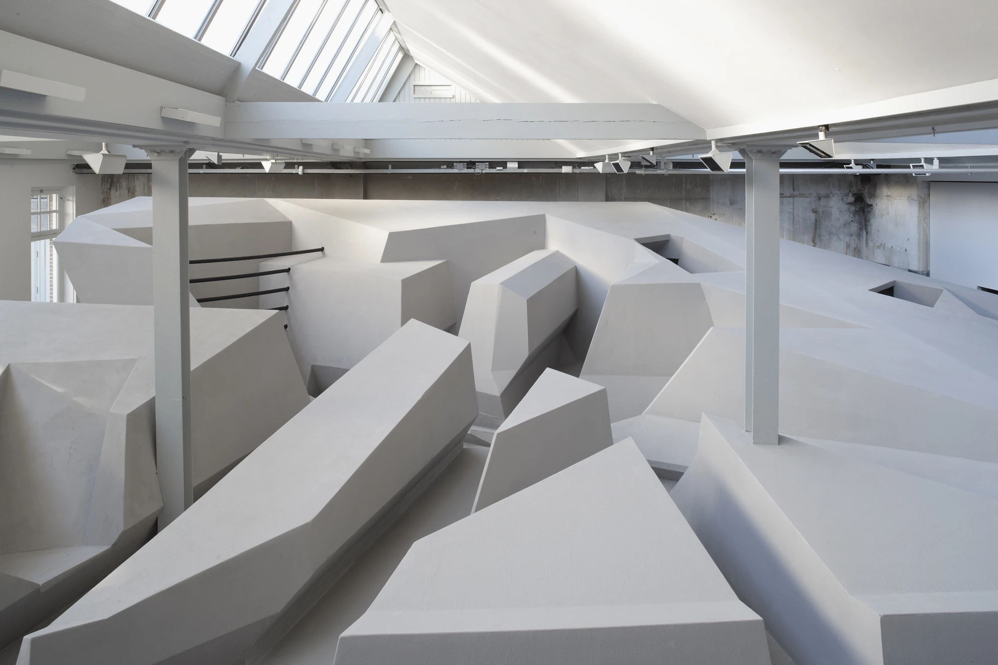 The End of Sitting is the work of Dutch firm RAAAF (Rietveld Architecture-Art Affordances) and visual artist Barbara Visser (Photo: Jan Kempenaers)