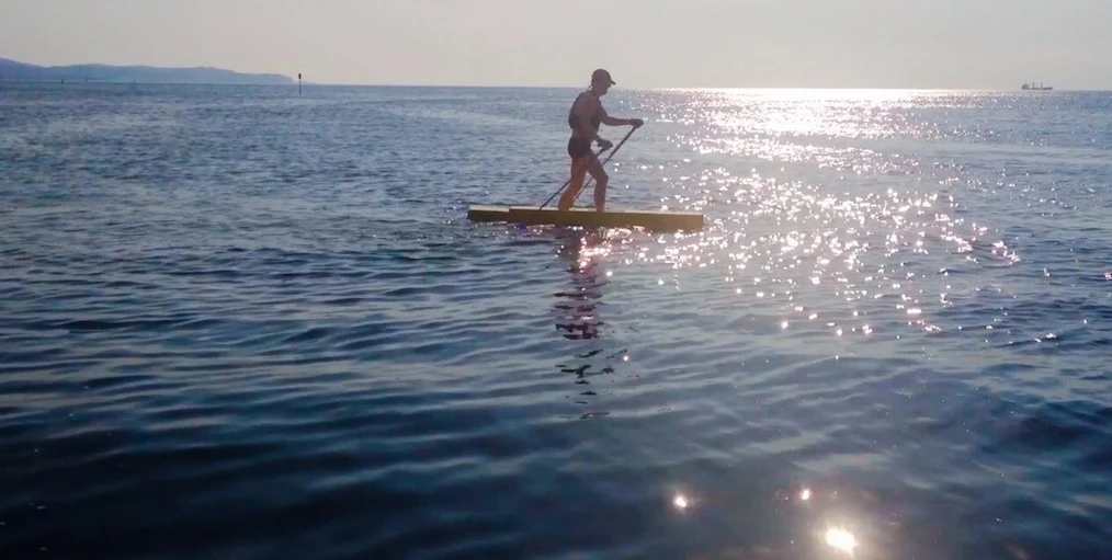 Cross country skiing in the summer