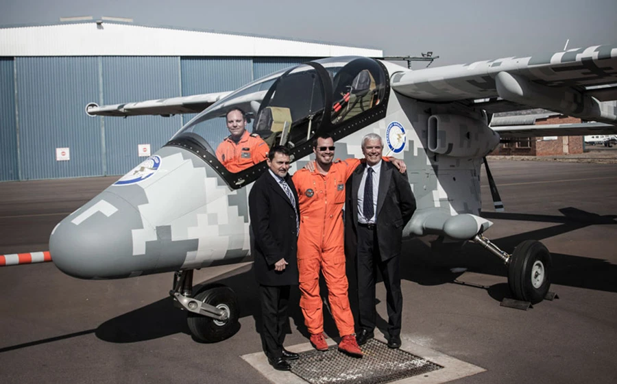 AHRLAC is powered by a Pratt & Whitney PT6a-66 pusher turboprop