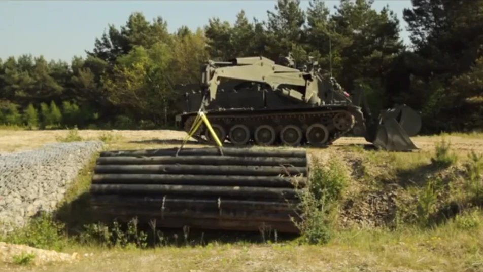 Terrier's hydraulic arm in action (Video grab: BAE Systems)