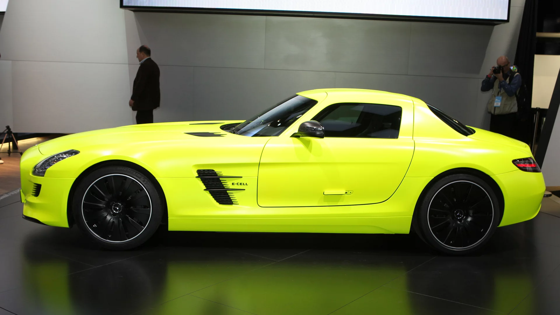 The Mercedes-Benz SLS AMG E-Cell