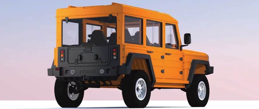 The KITESH is a four-seat 4x4