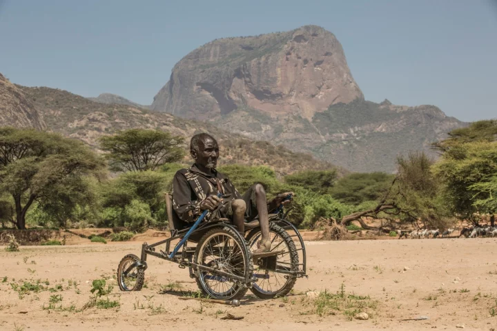 The SafariSeat in action