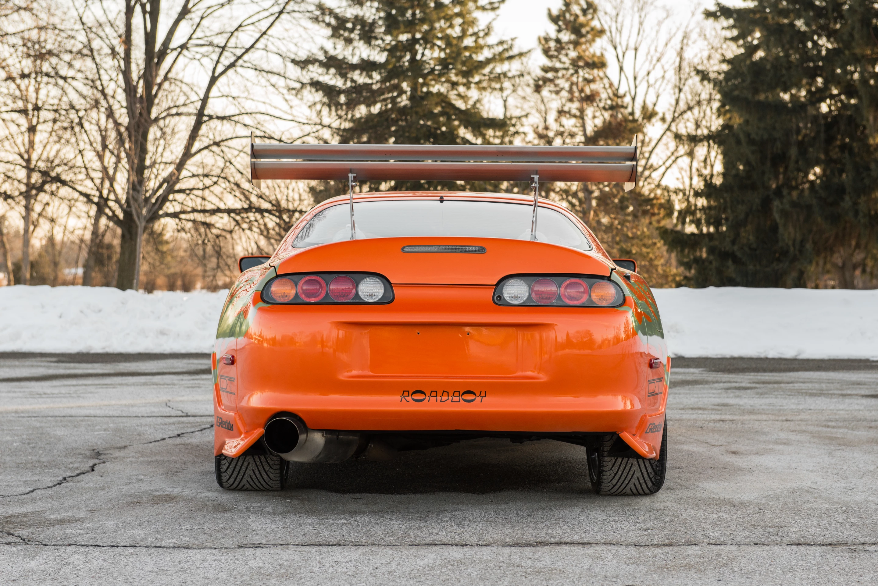 This car just might be one that surprises as the recently deceased Paul Walker is the posthumous star of Furious 7, a movie that has just been released and is smashing box office records willy nilly. The car is the iconic orange Toyota Supra driven by Walker in The Fast and The Furious (2001), is expected to fetch $150,000 to $200,000 but ... anything could happen on the day.
