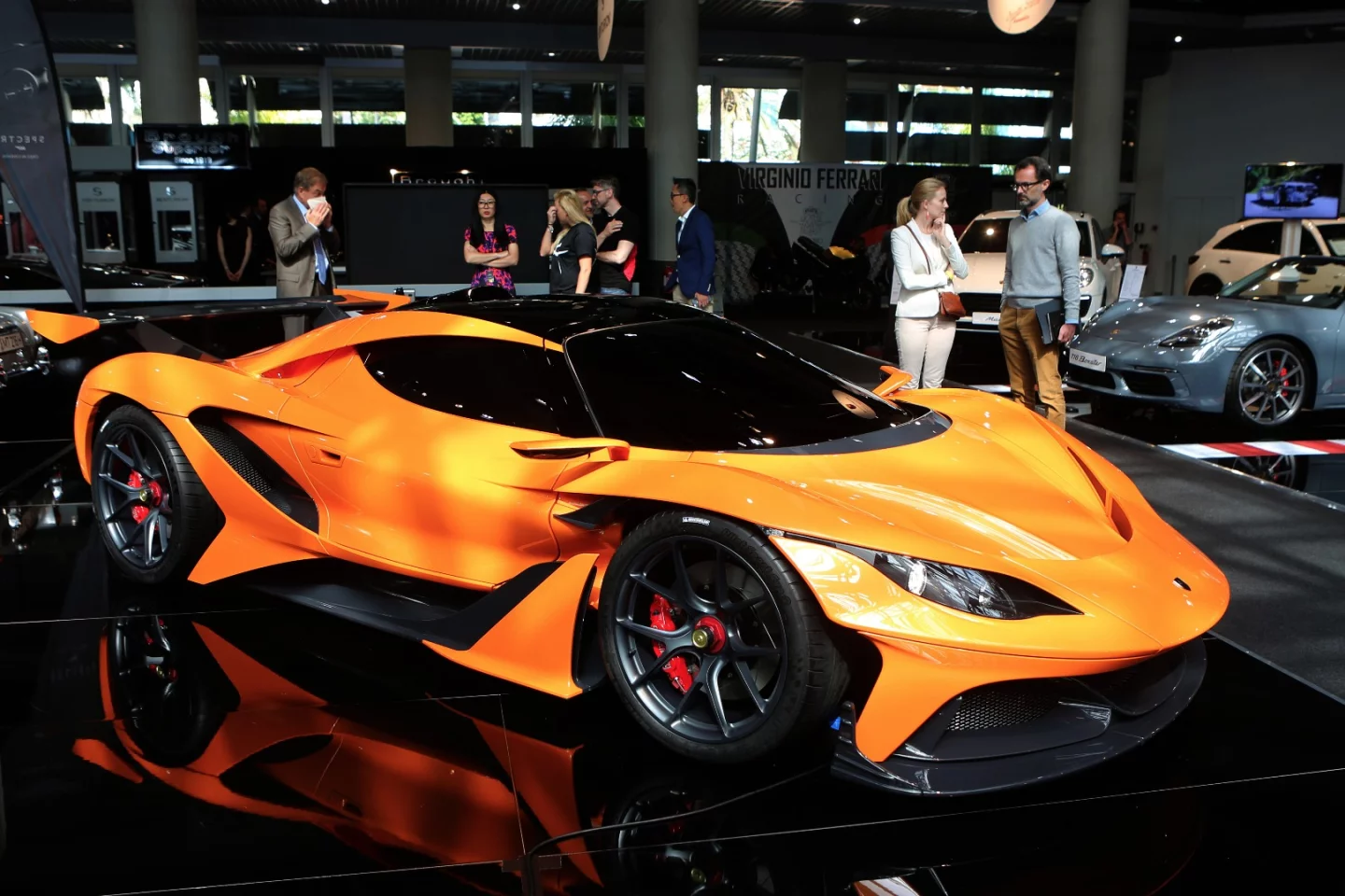 Supercar maker Gumpert has changed its name to Apollo, taking the name of its first supercar just in time to launch its second - the Arrow which was shown for the first time at the Geneva Motor Show last month. The Arrow runs a mid-mounted twin-turbo 4.0-liter Audi V8 with a claimed peak power of 986 hp (735 kW) at 6,750 rpm and 738 lb-ft (1,000 Nm) of torque at 3,650 rpm.