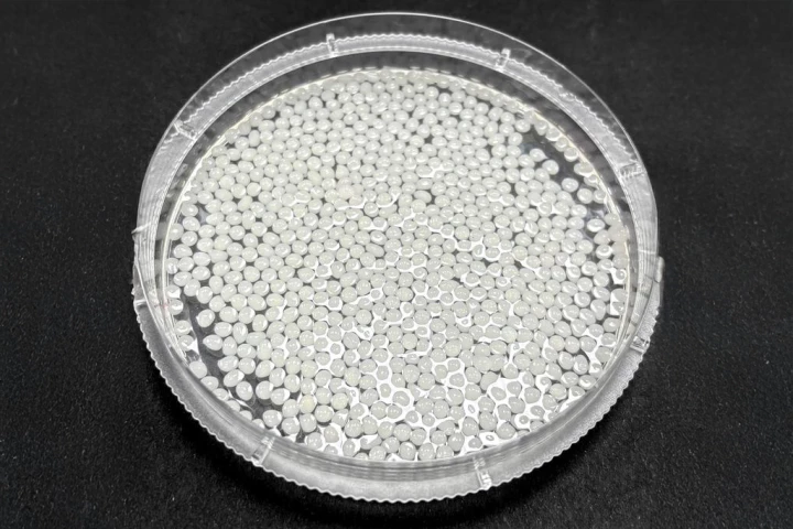 These plant-based microbeads absorb and trap fat