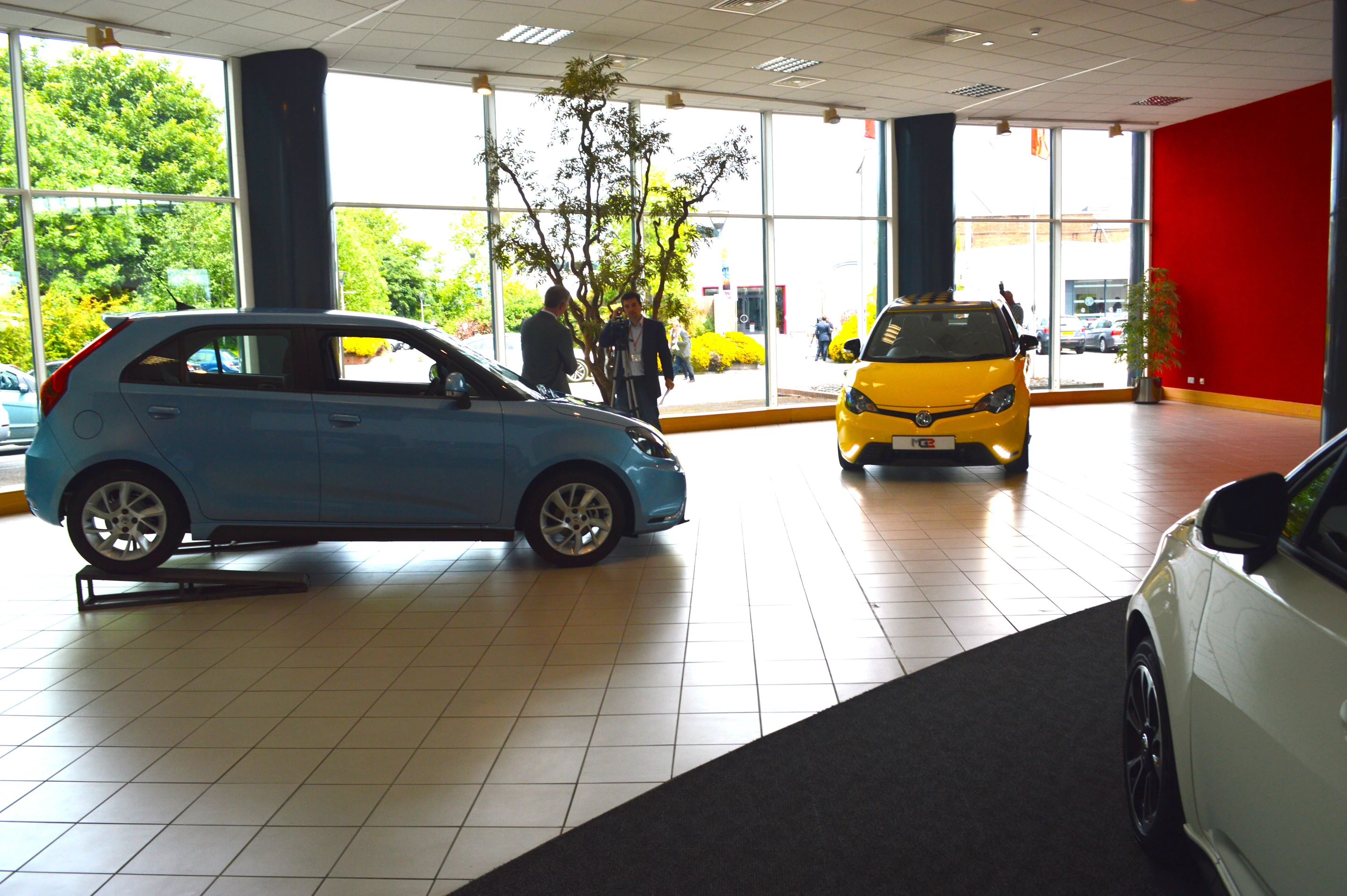 MG unveils its MG3 hatchback (Photo: Gizmag)
