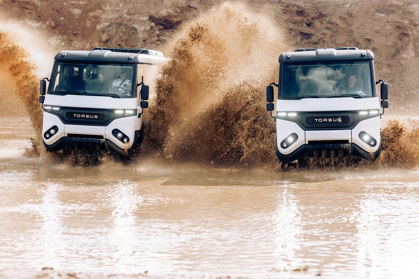 The Praetorian GT3 can ford 2.2-foot waters