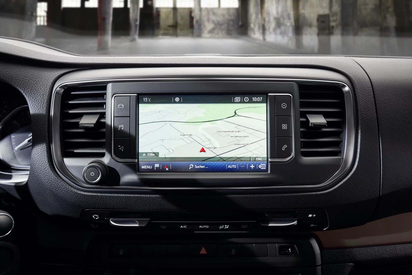 Toyota's navigation system is available optionally