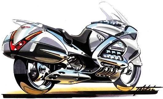 Honda's X-wing prototype was shown at the 1999 Tokyo Motor Show