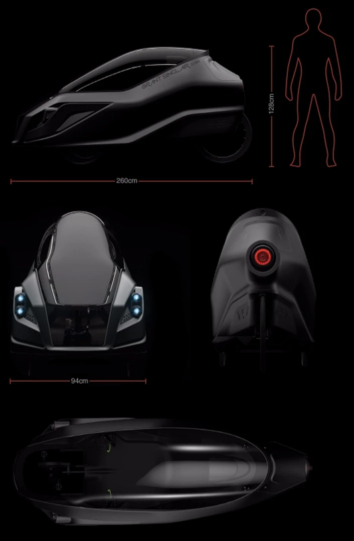 The Iris eTrike from various angles