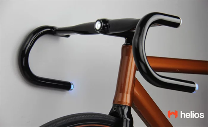 Helios Bars feature integrated lighting, along with several other high-tech features