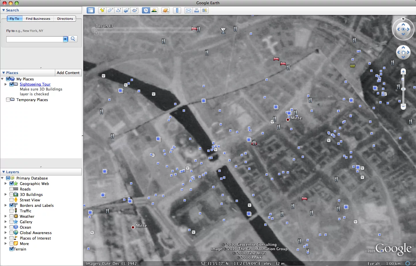 A flattened Berlin in December 1943