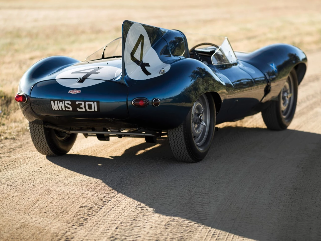 This particular D-Type was piloted to Le Mans glory in 1956